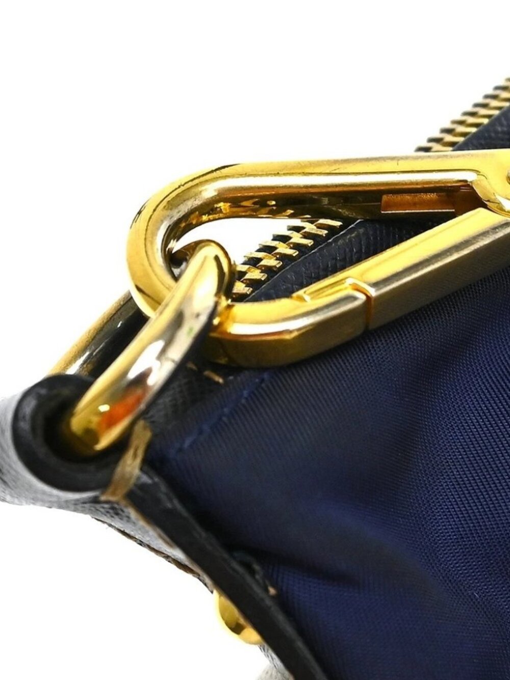 Prada Blue Nylon Shoulder Bag - Picture 8 of 8